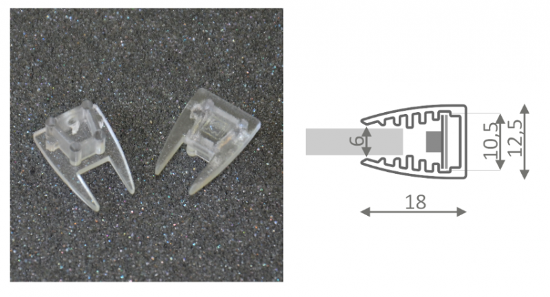 LED Profiel Glas Line I